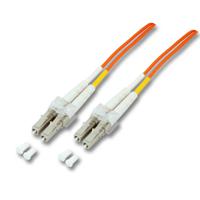 EFB Elektronik LC/LC 50/125µ 10m Glasvezel kabel Beige, Oranje