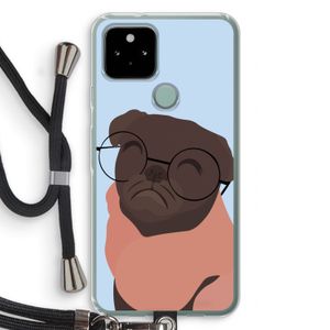 Ludo: Pixel 5 Transparant Hoesje met koord