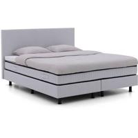 Goossens Boxspring Finn - grijs - 160 x 200 cm