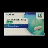 Sanias Paracetamol 240mg 10 Zetpillen