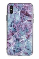 Lunso - backcover hoes - iPhone 7 Plus / 8 Plus - Marble Scarlett - thumbnail