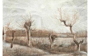 Goossens Schilderij Vincent Van Gogh, 48 x 98 cm