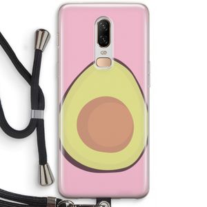 Avocado: OnePlus 6 Transparant Hoesje met koord