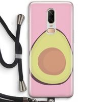 Avocado: OnePlus 6 Transparant Hoesje met koord
