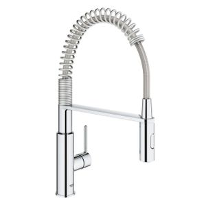 GROHE Get Keukenkraan - hoog - 2 straalsoorten - met profesionele handdouche - chroom 30361000