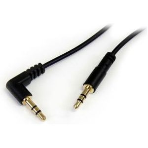 StarTech.com 90cm 3,5mm Slank naar Haaks Stereo Audiokabel M/M
