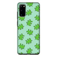 Groene blaadjes: Samsung Galaxy S20 Tough Case