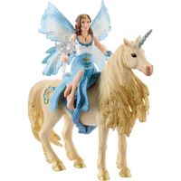 Bayala - Eyelas buitenrit op gouden eenhoorn Speelfiguur