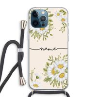 Daisies: iPhone 12 Pro Max Transparant Hoesje met koord