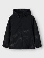 Name it winter softshell jas jongens - zwart - NkmAlf
