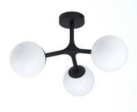 EGLO plafondlamp 3-lichts Maragall - zwart/wit - Leen Bakker