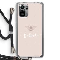 Be(e) kind: Xiaomi Redmi Note 10S Transparant Hoesje met koord