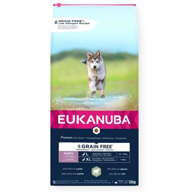 EUKANUBA Grain Free Puppy Large&Giant Lamb - droog hondenvoer - 12kg