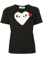 Comme Des Garçons Play t-shirt imprimé à patch logo - Noir - thumbnail