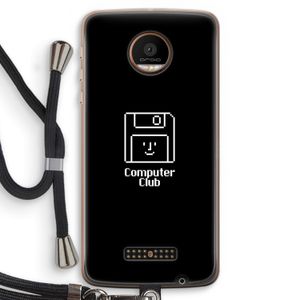 Hello: Motorola Moto Z Force Transparant Hoesje met koord