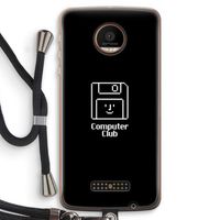 Hello: Motorola Moto Z Force Transparant Hoesje met koord