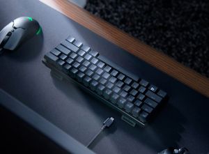 Razer Huntsman Mini toetsenbord Gamen USB QWERTY US International Wit