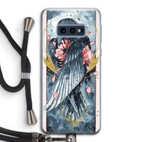 Golden Raven: Samsung Galaxy S10e Transparant Hoesje met koord
