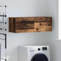 Wandkast Oud hout 100 x 36.5 x 35 cm Bewerkt hout