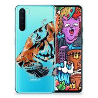 Smartphone hoesje OnePlus Nord Watercolor Tiger