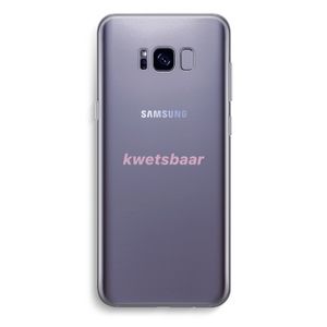 kwetsbaar: Samsung Galaxy S8 Plus Transparant Hoesje