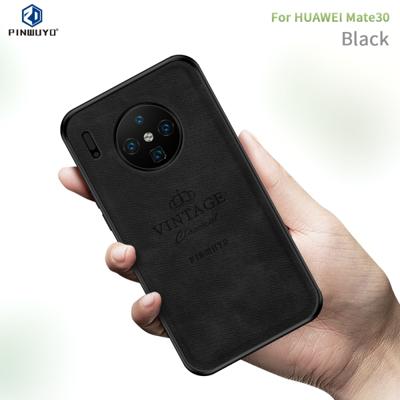 Voor Huawei mate 30 PINWUYO schokbestendige waterdichte volledige dekking PC + TPU + huid beschermende case (zwart)