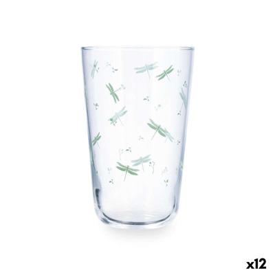 Waterglas Quid Velvet Groen Glas 400 ml (12 Stuks)