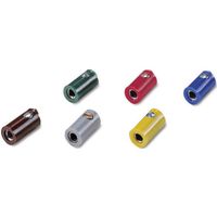 07722 Modelspoor mof 2.6 mm 10 stuk(s) Zonder dwarsgat Geel - thumbnail