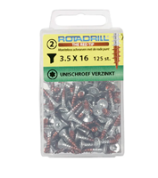 Rotadrill Rotadrill Unischroef Vz Pk +Snijpunt Torx TX20 3.5X16 | 125 stuks - 467.035.016 Rotadrill Rotadrill Unischroef Vz Pk +Snijpunt Torx TX20 3.5X16 | 125 stuks - 467.035.016