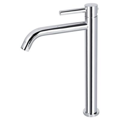 Differnz hoge kraan koud/warm - gebogen - 30.6 x 17.4 cm - mat chroom