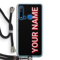 Namecase: Huawei P20 Lite (2019) Transparant Hoesje met koord