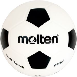 Molten Voetbal Soft PRS-1 240g Ã 190 mm wit/zwart