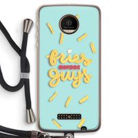 Always fries: Motorola Moto Z Force Transparant Hoesje met koord