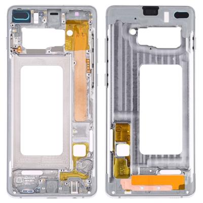 Middelste omlijsting plaat met Zijkleutels voor Samsung Galaxy S10 PLUS (zilver)