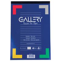Gallery schrijfblok, ft A4, gelijnd, blok van 100 vel 10 stuks - thumbnail