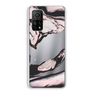 Roze stroom: Xiaomi Mi 10T 5G Transparant Hoesje