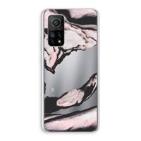 Roze stroom: Xiaomi Mi 10T 5G Transparant Hoesje