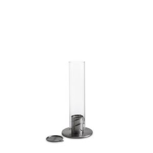 Höfats Spin 90 sfeerlantaarn RVS 19x 40,5 cm zilver