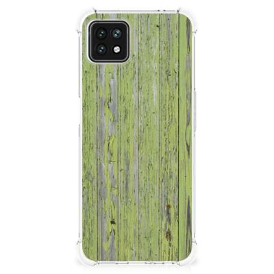 OPPO A53 5G | A73 5G Stevig Telefoonhoesje Green Wood OPPO A53 5G | A73 5G Stevig Telefoonhoesje Green Wood