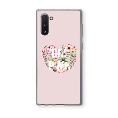 GRL PWR Flower: Samsung Galaxy Note 10 Transparant Hoesje
