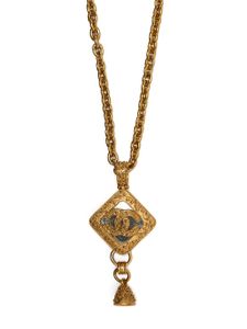 CHANEL Pre-Owned collier à breloque CC (1994) - Or