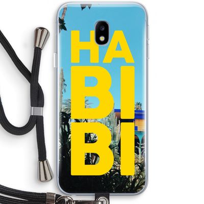 Habibi Majorelle : Samsung Galaxy J3 (2017) Transparant Hoesje met koord