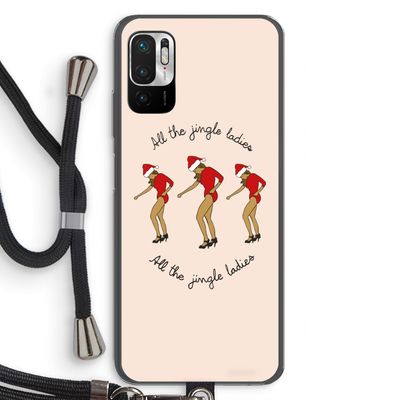 Jingle Ladies: Xiaomi Redmi Note 10 5G Transparant Hoesje met koord