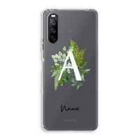 Green Brush: Sony Xperia 10 III Transparant Hoesje