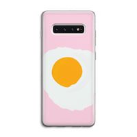 Sunny side up: Samsung Galaxy S10 4G Transparant Hoesje