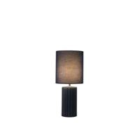 Searchlight Blauwe tafellampGroove keramisch - EU22353AZ