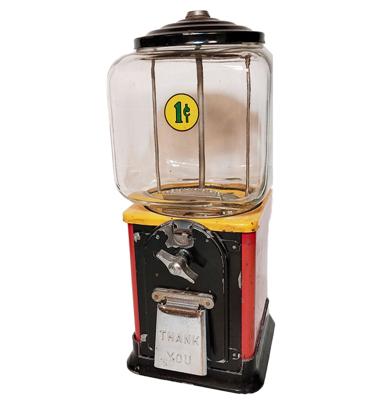 Originele Kauwgom/Snoep Automaat Rood / Geel $0,01
