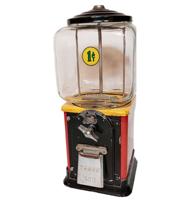Originele Kauwgom/Snoep Automaat Rood / Geel $0,01