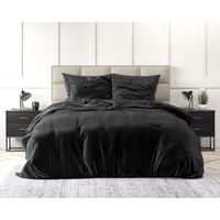 Sleeptime - Velvet Dekbedovertrek - Zwart - 140 x 220 Sleeptime - Velvet Dekbedovertrek - Zwart - 140 x 220