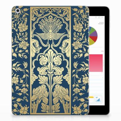 Apple iPad 9.7 2018 | 2017 | Siliconen hoesje | Beige Flowers